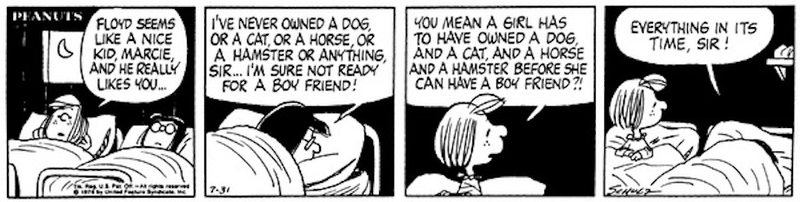 Illustration for article titled How Peanuts Used Marcie To Explore Unhealthy Relationships